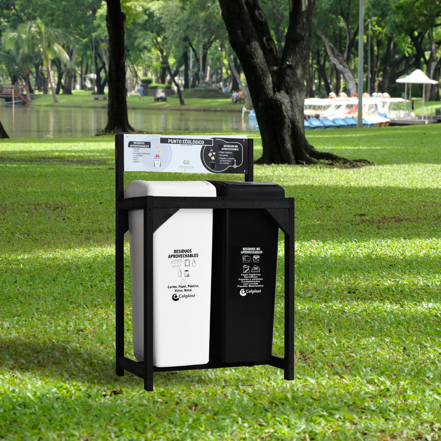 PUNTO ECOLÓGICO 2 PUESTOS 55lt
