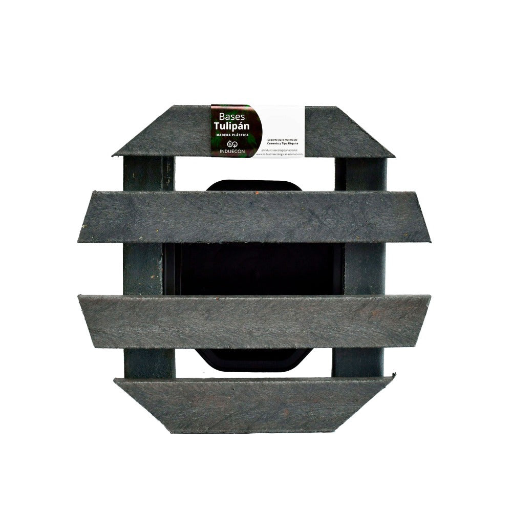 Base Tulipán Redonda LIVIANO 30 cm Rodachin + Plato