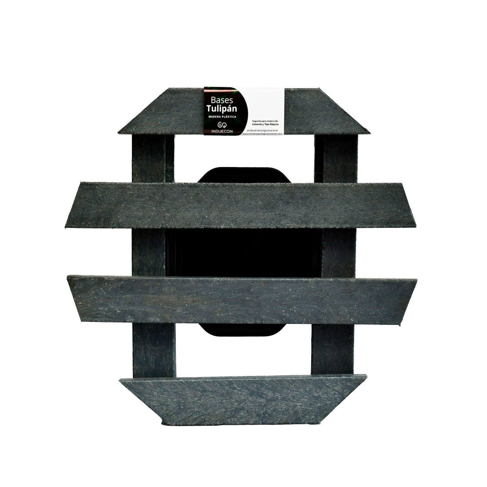 Base Tulipán Redonda LIVIANO 35 cm Rodachin + Plato