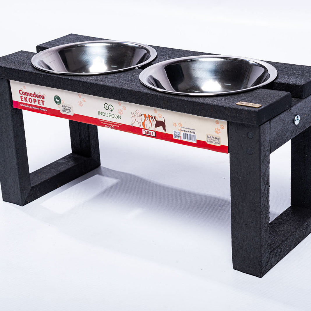 Comedero Doble para mascotas medianas altas - Talla L