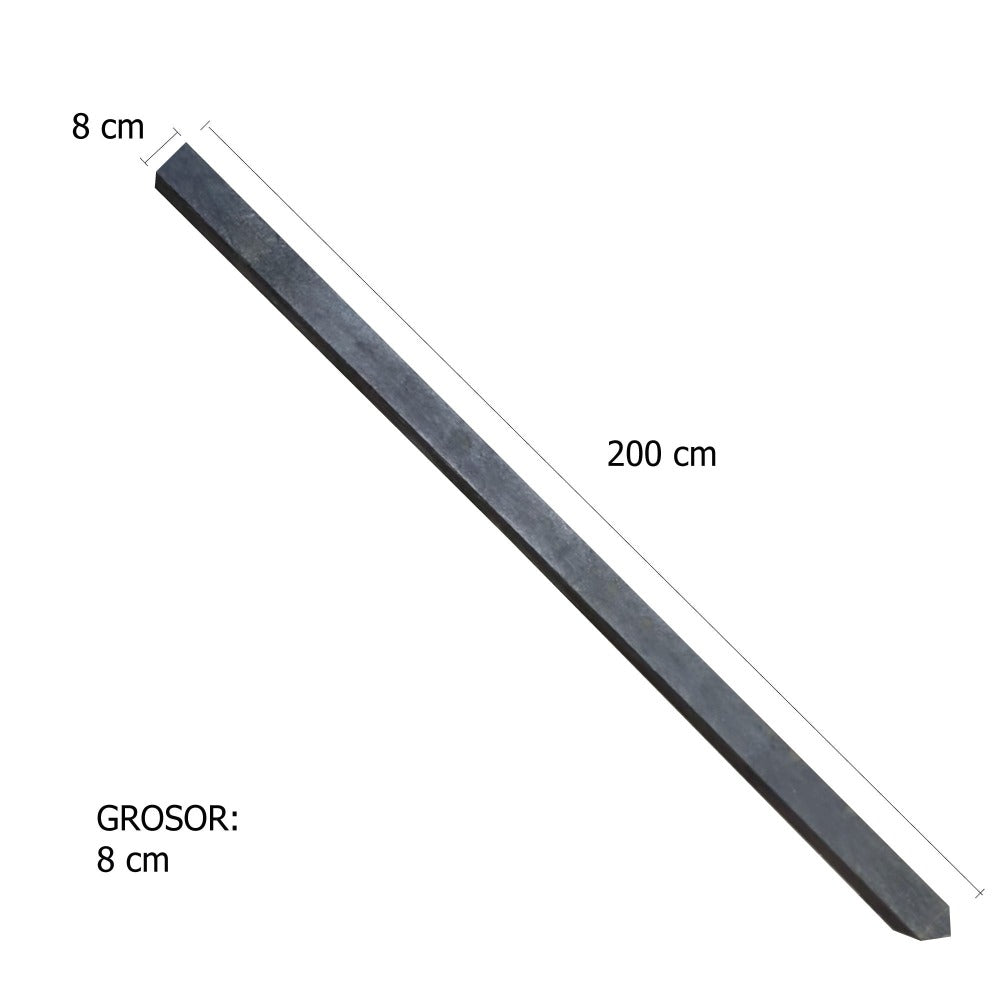 Poste 8cm x8cm x200cm
