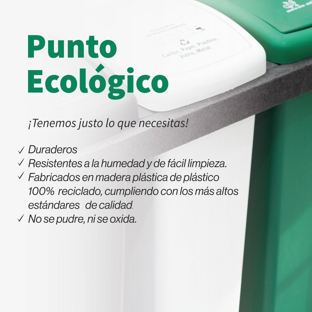 PUNTO ECOLÓGICO 2 PUESTOS 55lt
