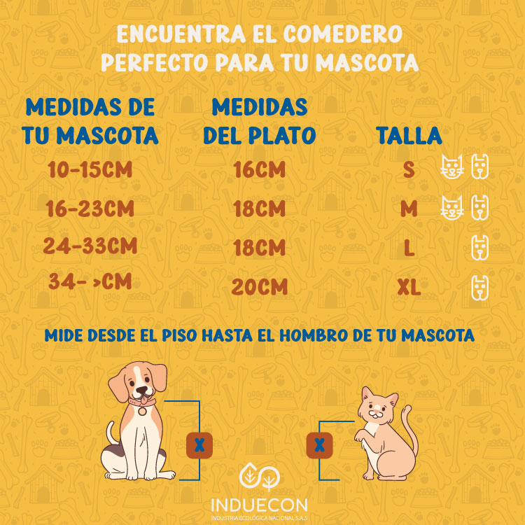 Comedero para mascotas grandes - Talla XL