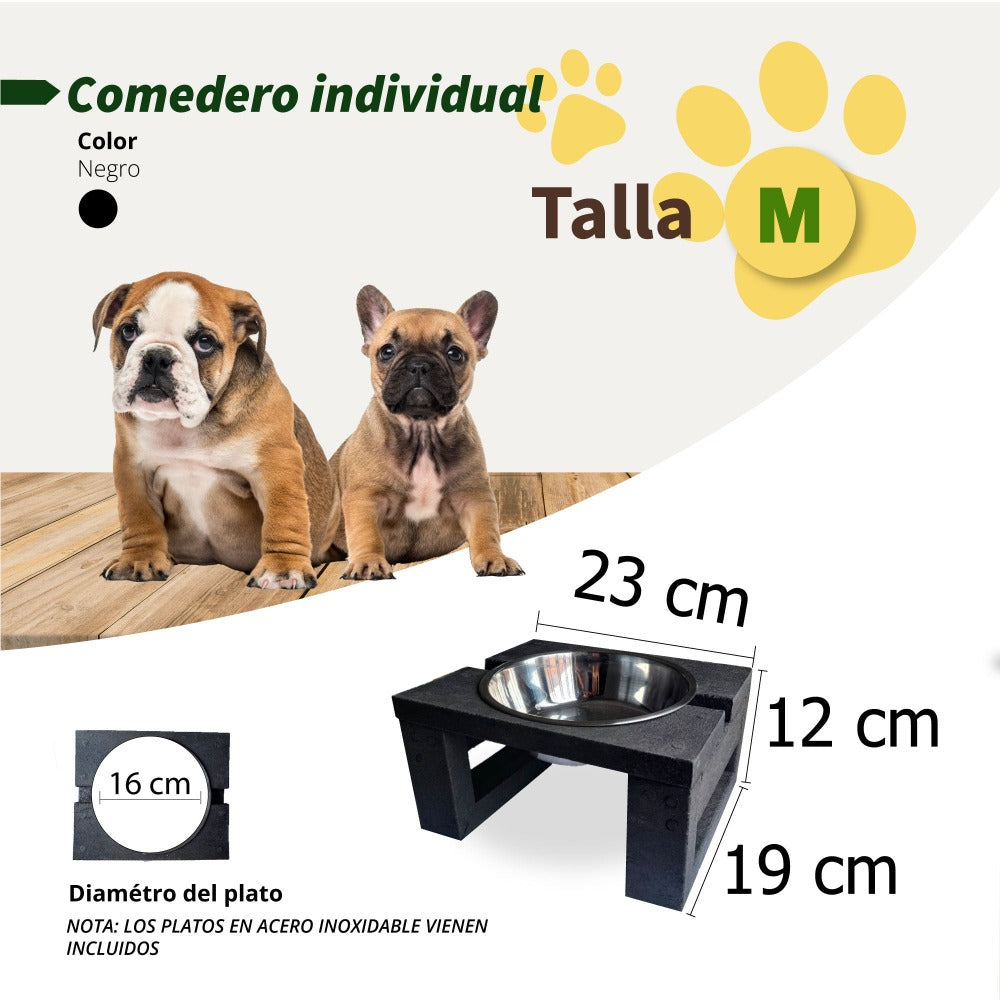 Comedero individual sencillo - Talla M